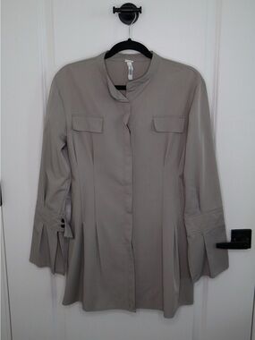 Avanti Light Taupe Long Sleeve Tunic
